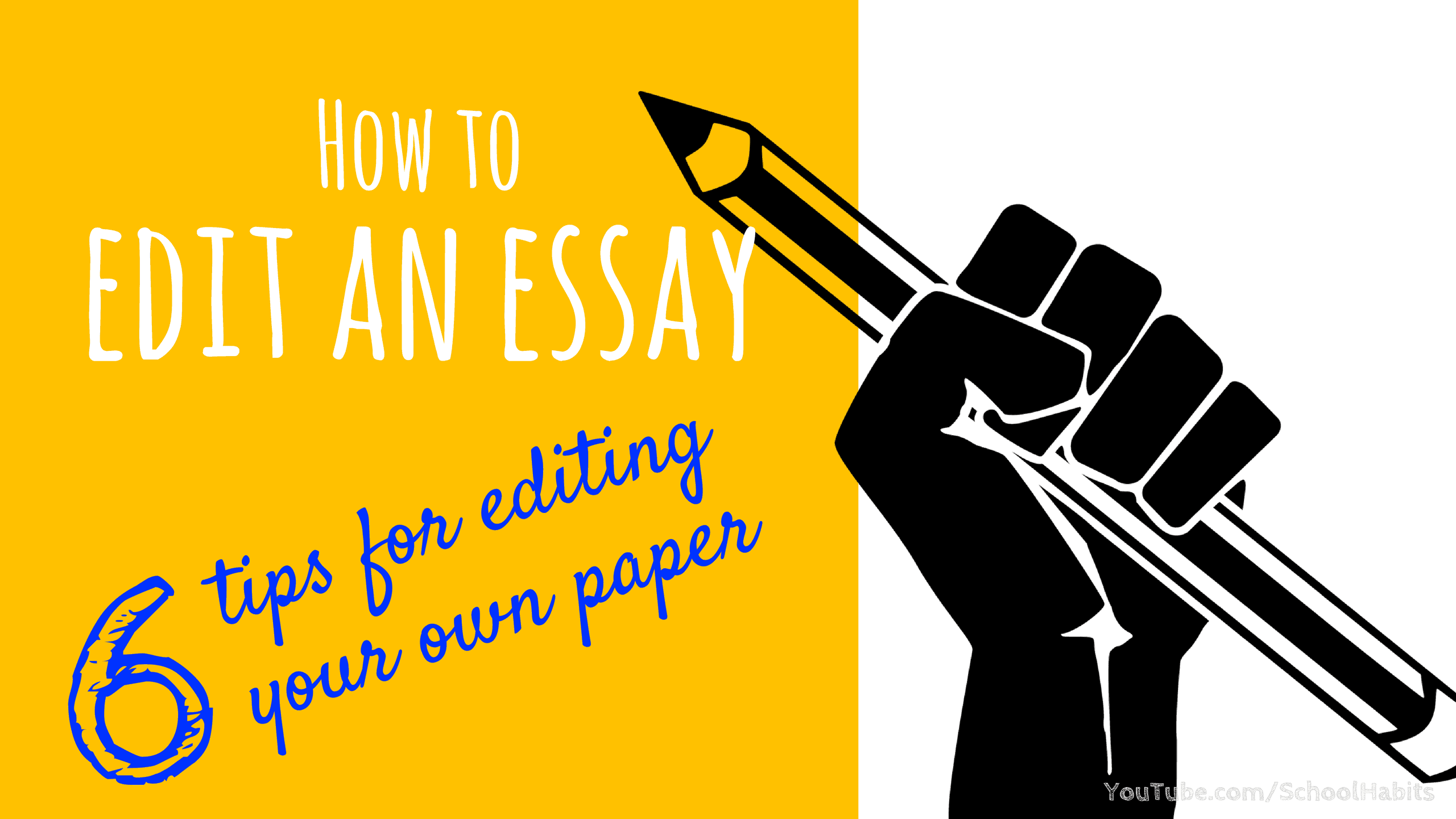Editing essays