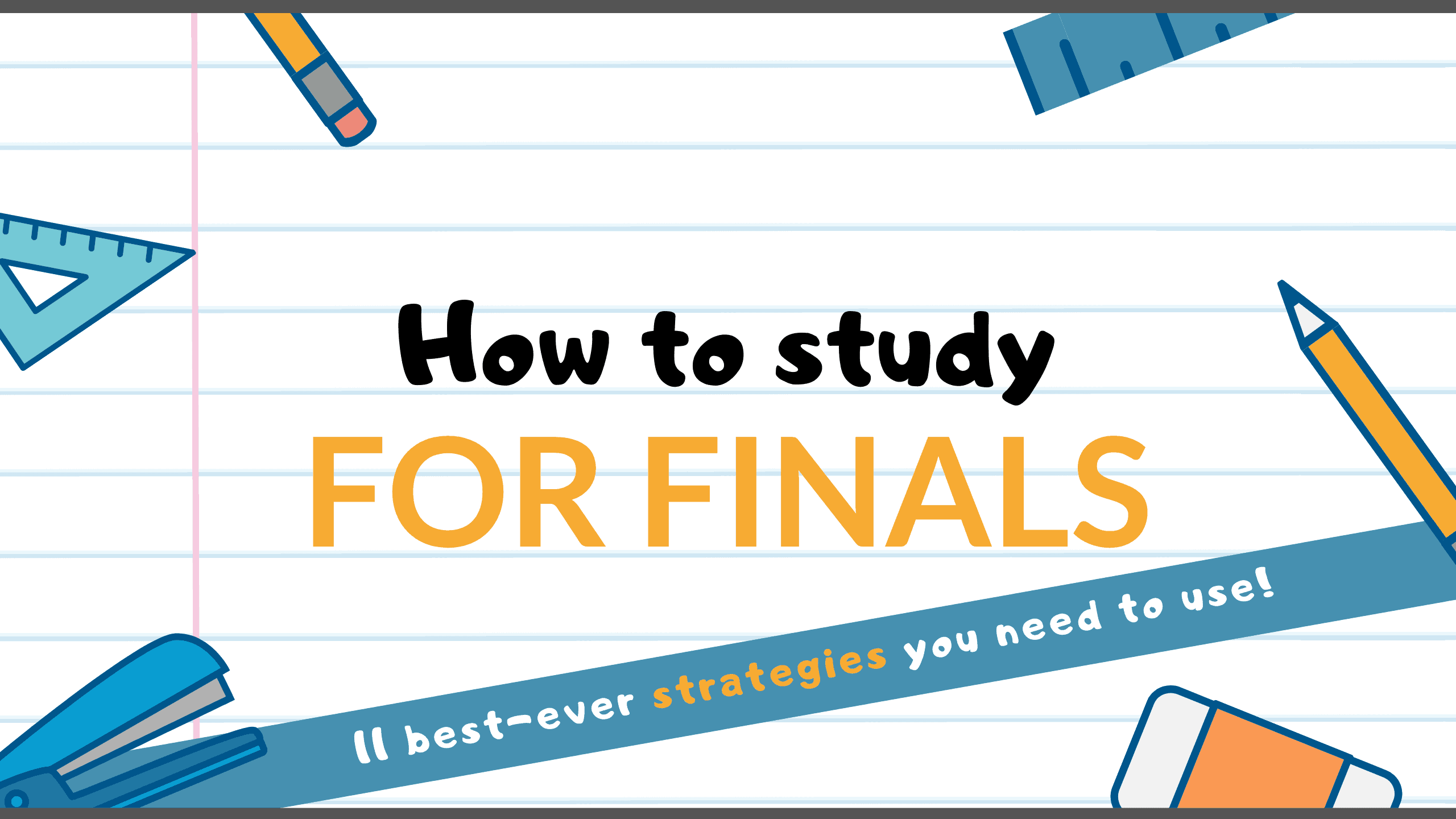 How To Study For Final Exams Strategies Schoolhabits