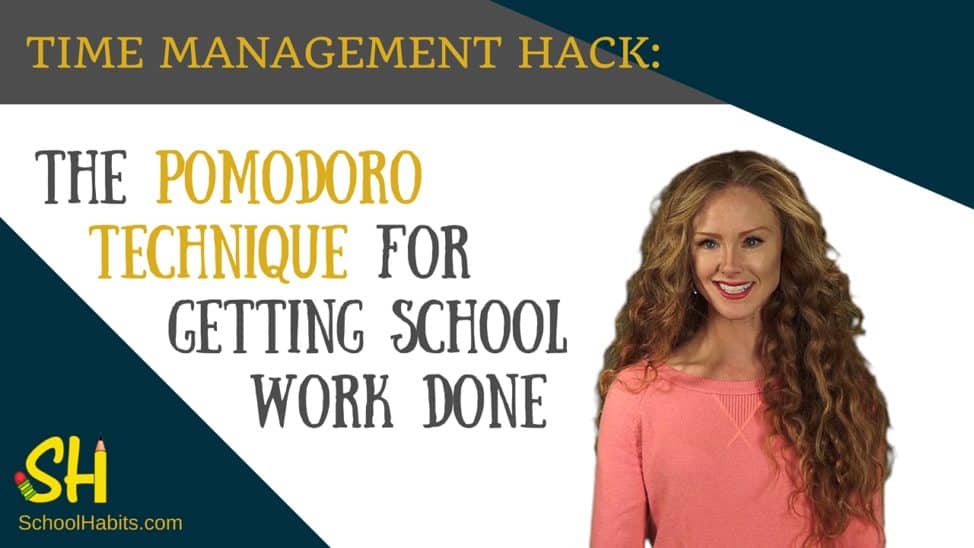 the pomodoro technique for homework
