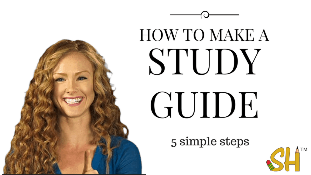 how to make a study guide