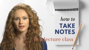 how to take notes in class