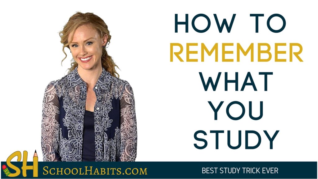 how to remember what you study