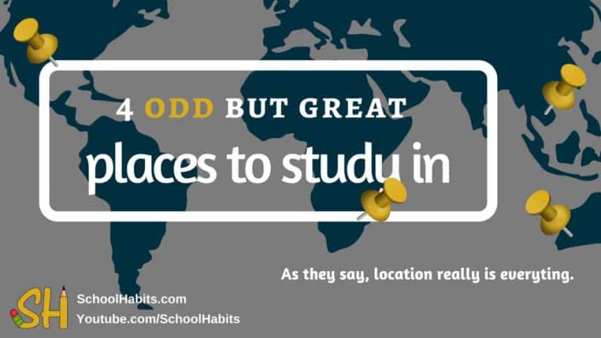 4 odd but great places to study in