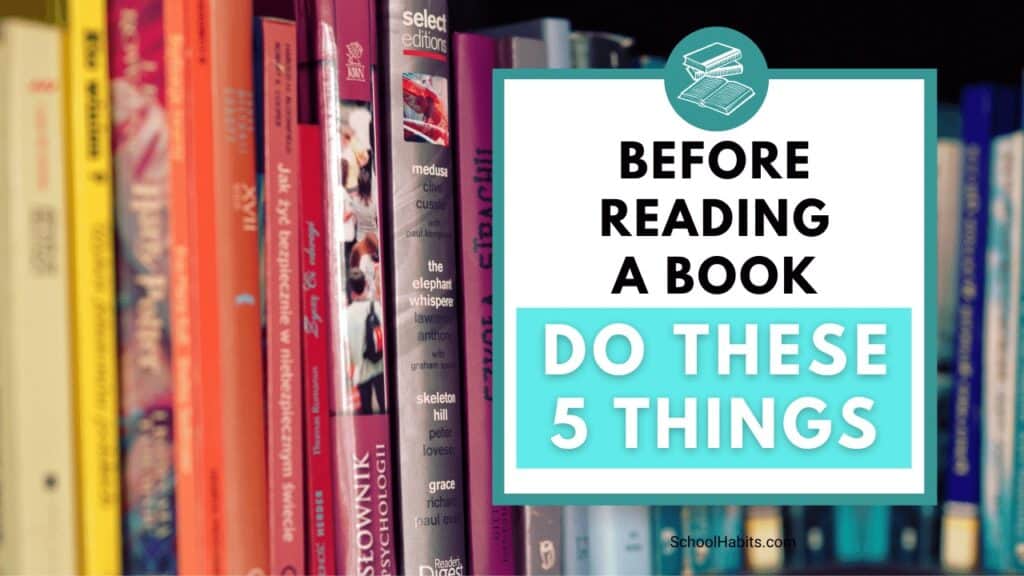 Before reading a book do these 5 things