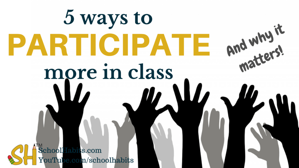 5 ways to participate more in class