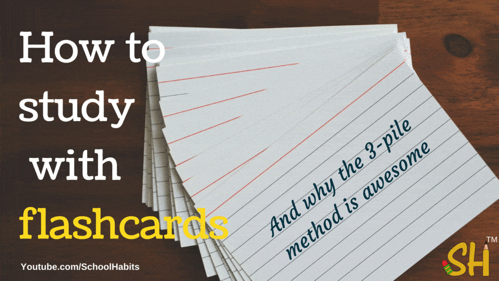 How to study with flashcards