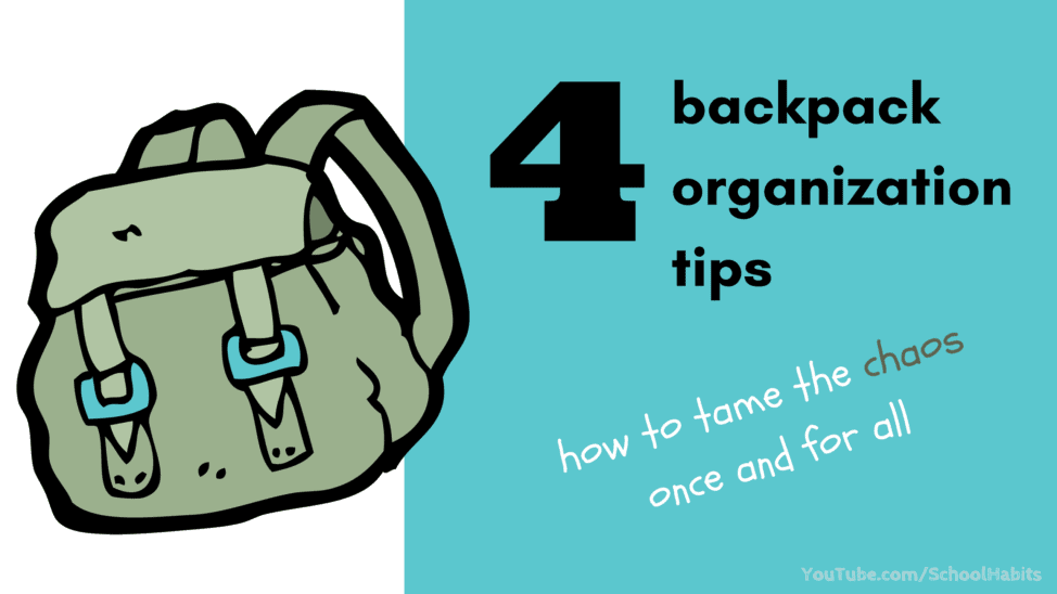 4 backpack organization tips