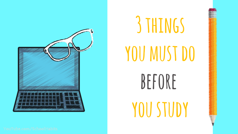 study skills what to do before you study