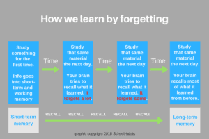 short term to long term memory while studying