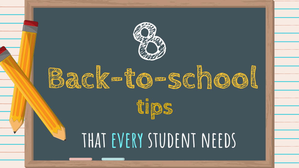 8 back to school tips