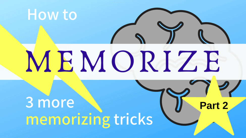 memorization tricks