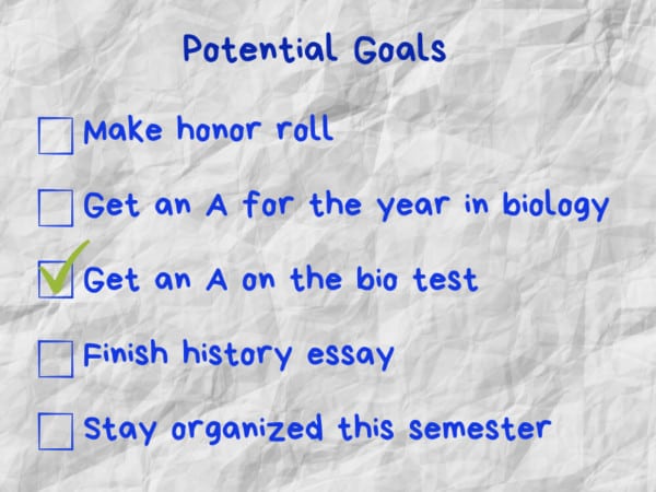 How to set goals and meet them using reverse engineering - SchoolHabits