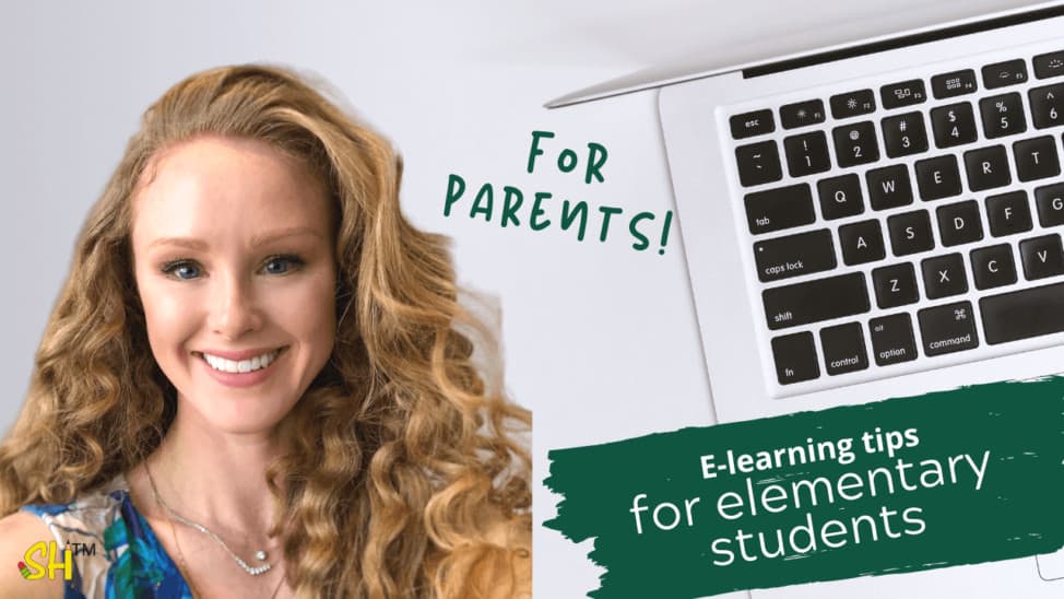 e-learning tips for parents of elementary students