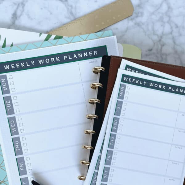 weekly work planner printable 1