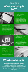 study tips: what studying is not