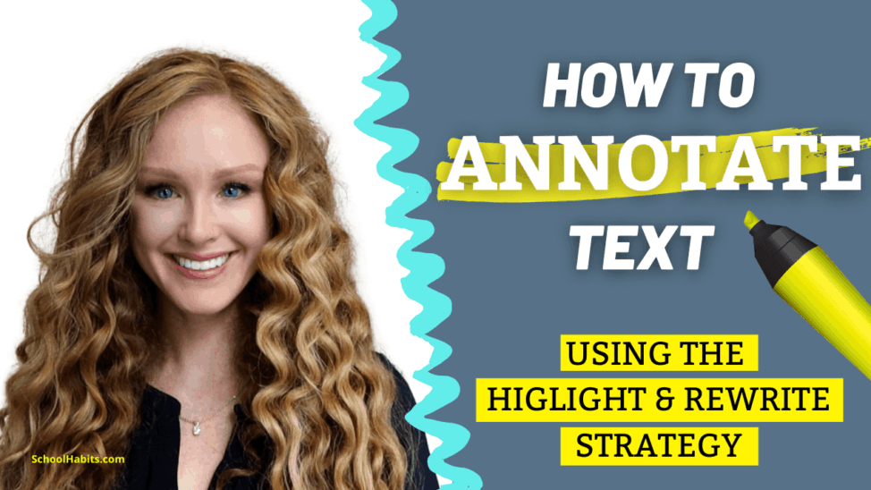 how to annotate text highlight