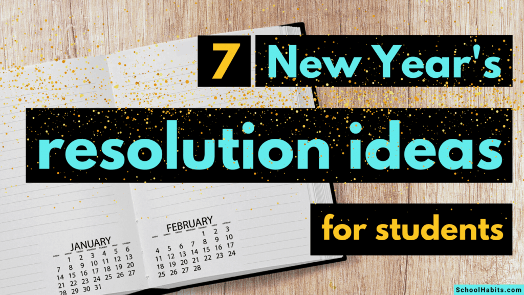 new year's resolution ideas for students
