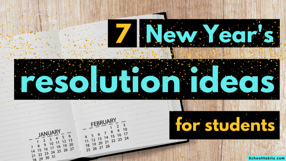 new years resolution ideas for students