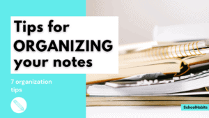 note organization ideas