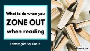 how to not zone out while reading