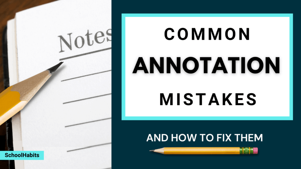 common annotation mistakes