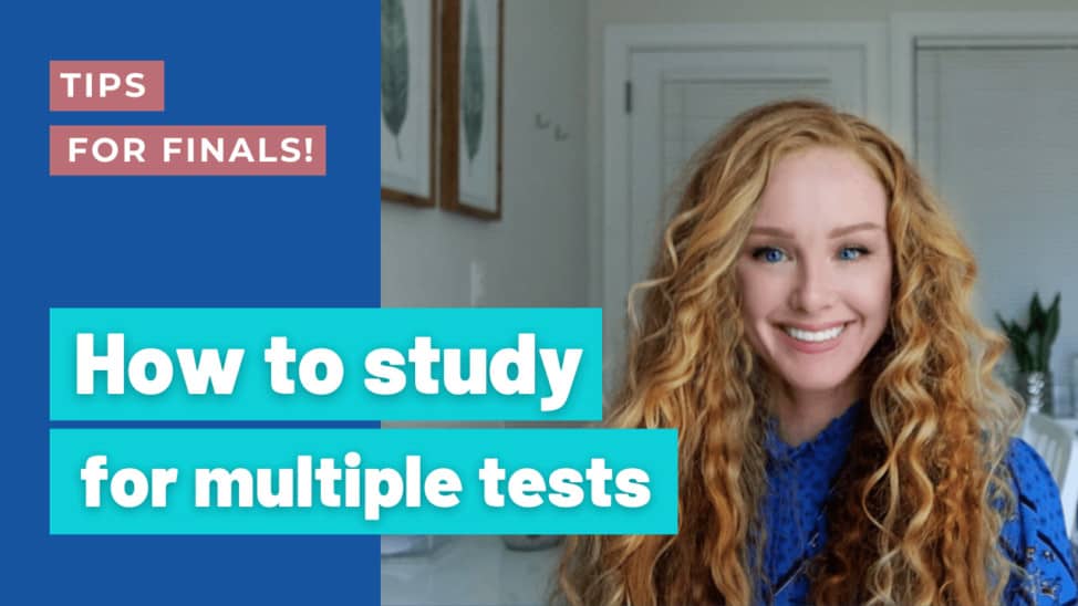 how to study for multiple tests at once
