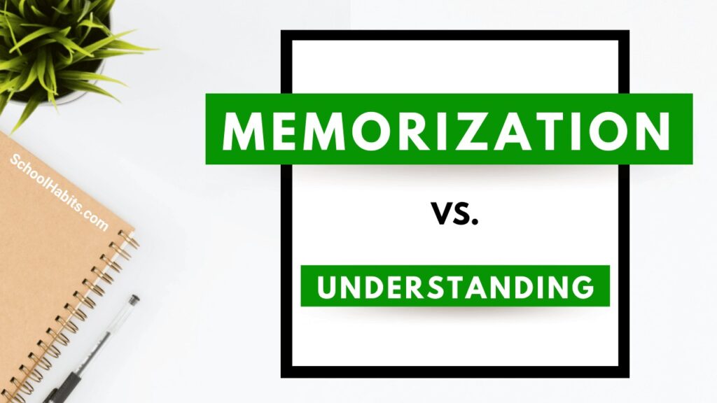 memorization vs. understanding
