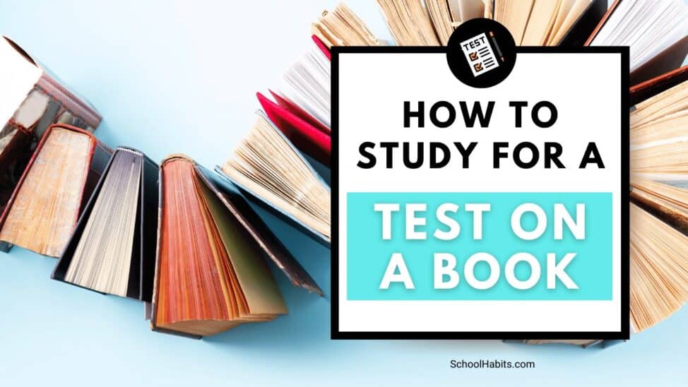 how to study for a test on a book