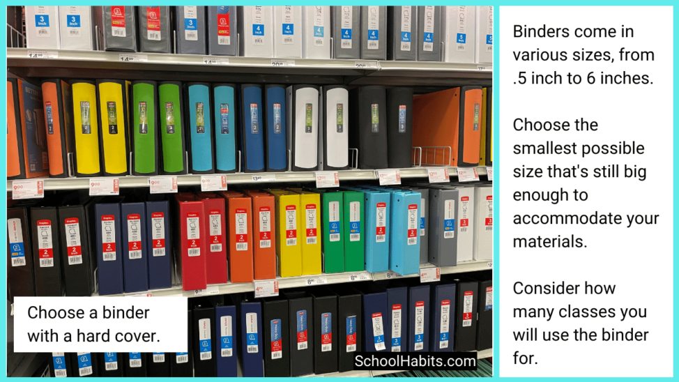 How to organize a school binder Tips and examples SchoolHabits