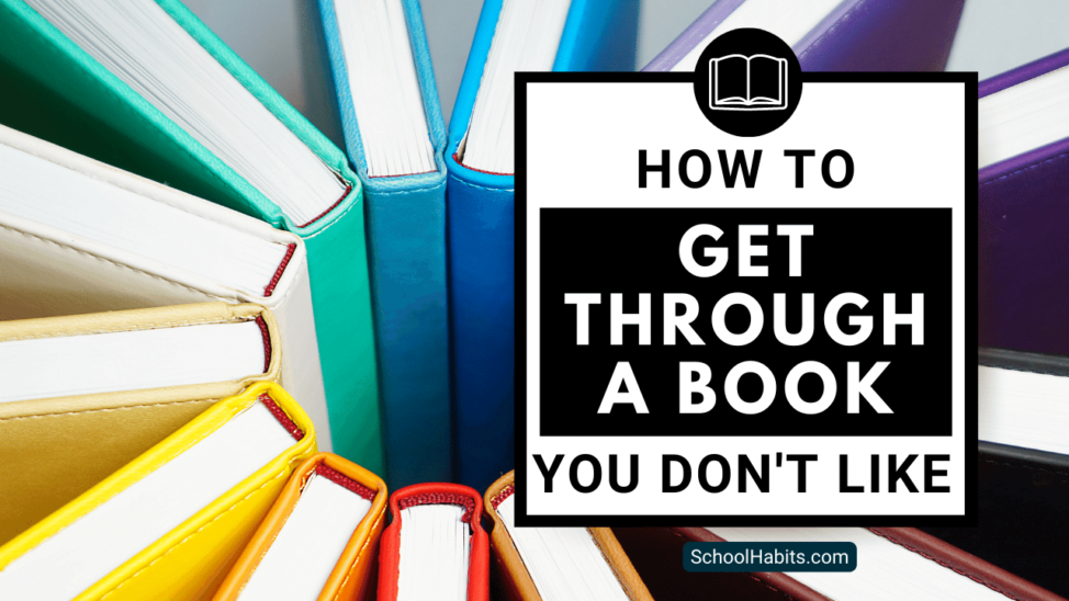 how to get through a book you don't like