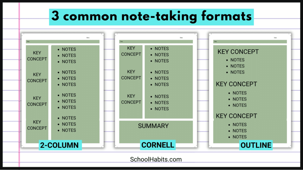 How To Take Notes From A Textbook