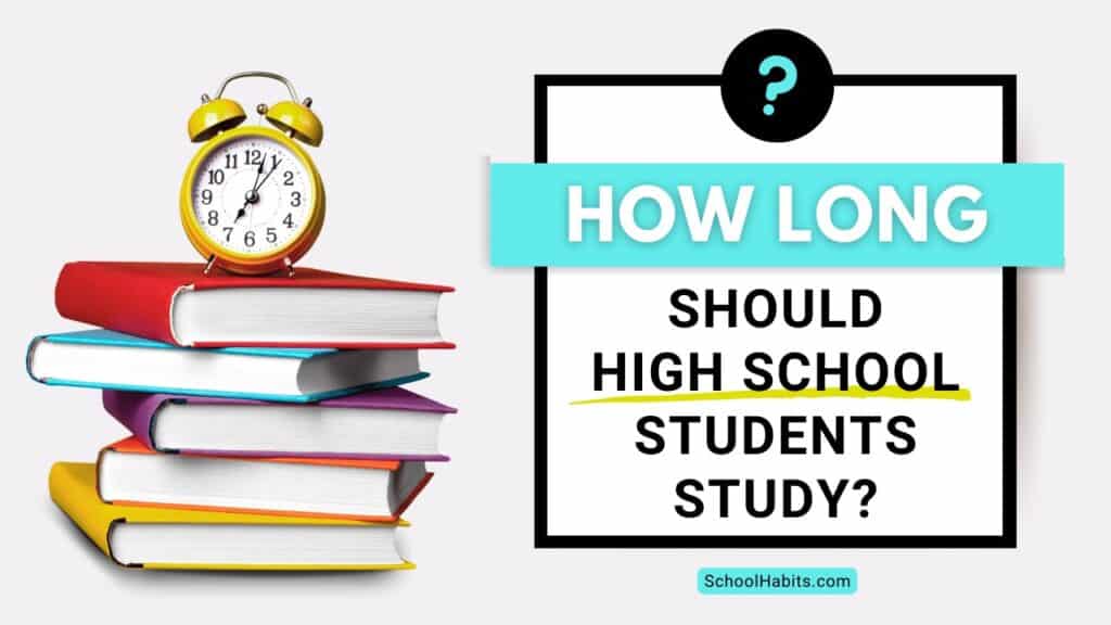 How long should high school students study?