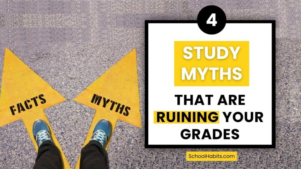 common study myths title with fact vs myth arrows