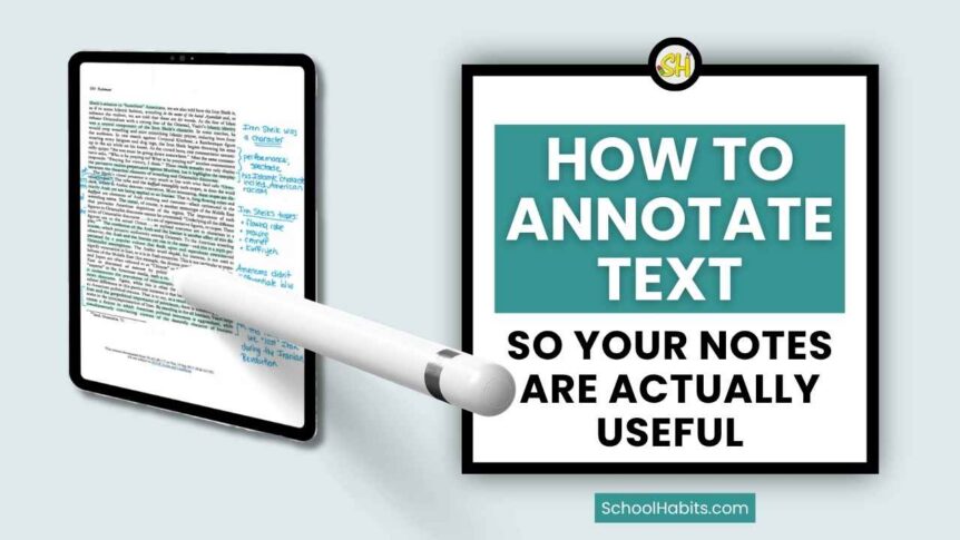 how to annotate text so your notes are useful